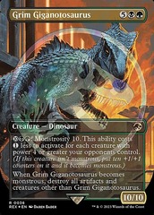 (36) Grim Giganotosaurus - EMBLEM FOIL